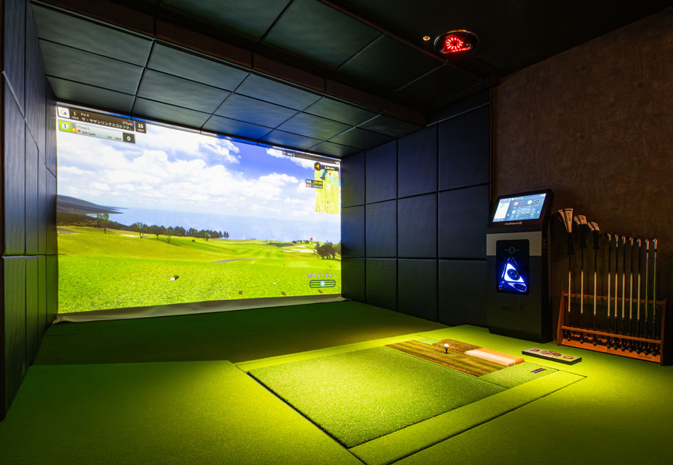人気のゴルフシミュレーターを導入